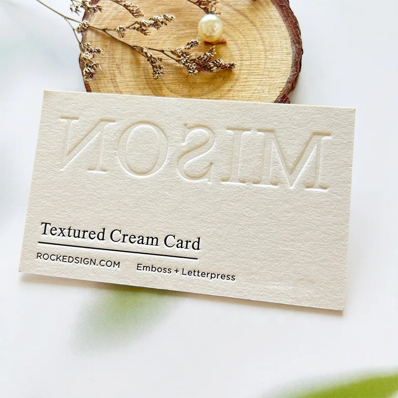 Good Price Luxury Double Sided Printing Greeting Thank You Paper Printing Cards Custom Design 3D Embossed Gold Business Cards