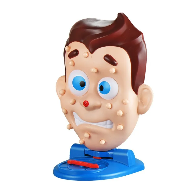 Simulate Face Shape Squeeze Acne Toy Popping Pimple Parent-Child Board Game Funny Educational Puzzle Novelty Toy