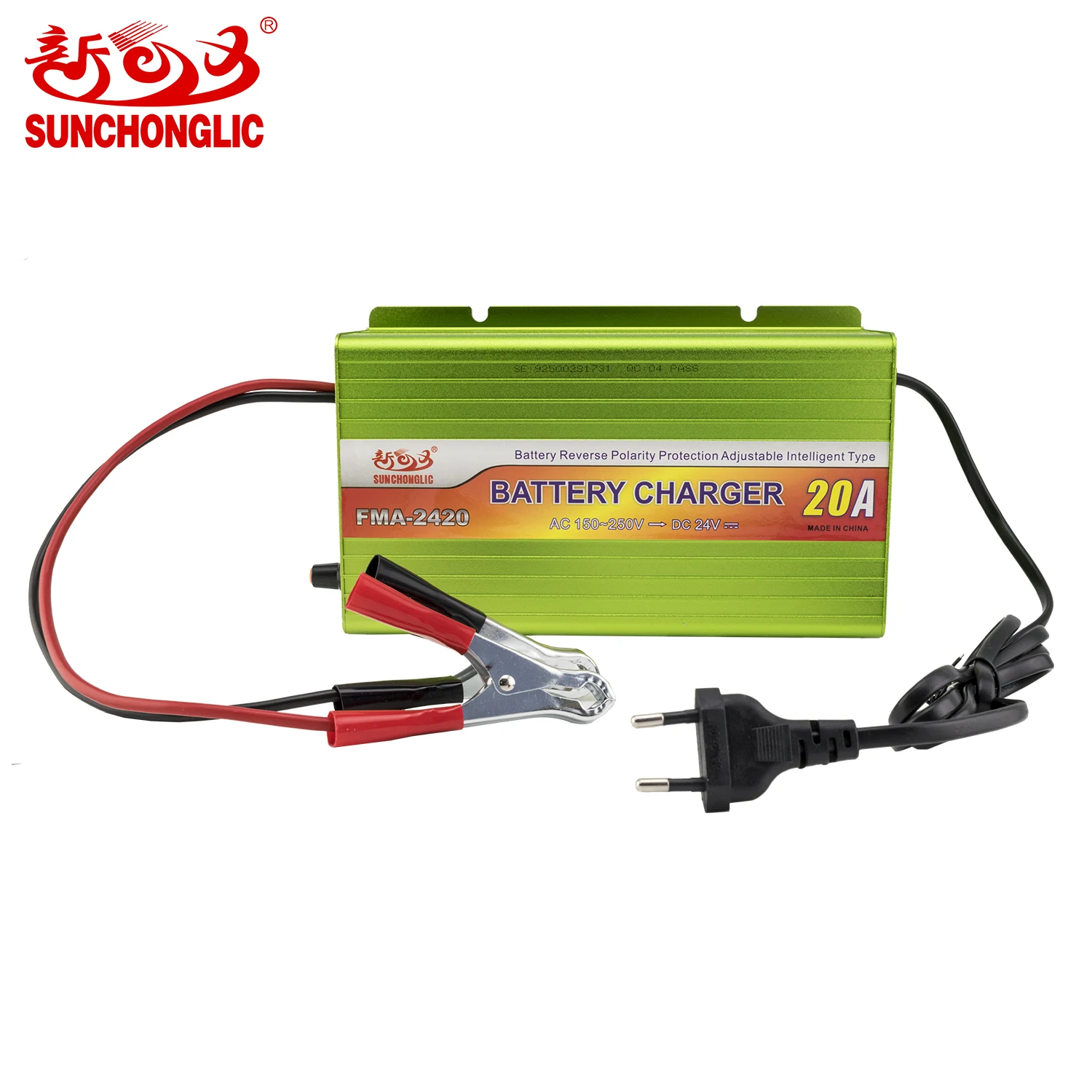 Sunchonglic hot sale 24 volts charger smart 24V 20A three-phase lead acid car battery charger