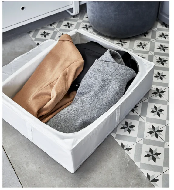 Bedroom Containers Organizer Large Capacity Under Bed Clothes Blanket Multipurpose Storage Bags with Zipper And Handle