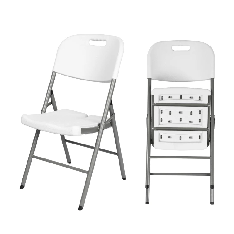 home cheap Modern Outdoor Garden HDPE white plastic Folding chairs