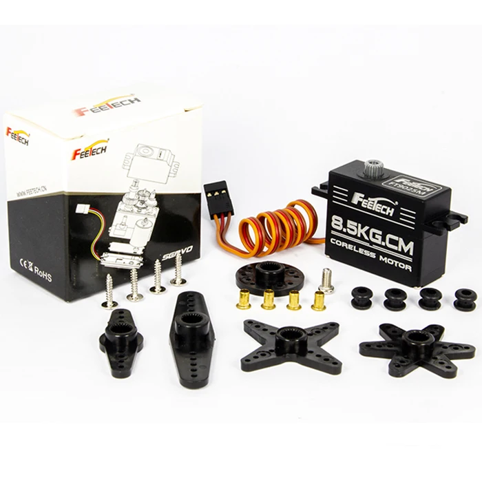 High-Speed Feetech Servo FT9025M 6V 8.5kg PWM Digital Micro Servo Metal Gear Coreless Motor Servo for 1/10 RC Car/robotyka