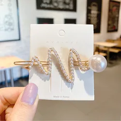 Wholesale Retro Palace Style Headdress Pearl Crystal Hairpin For Ladies