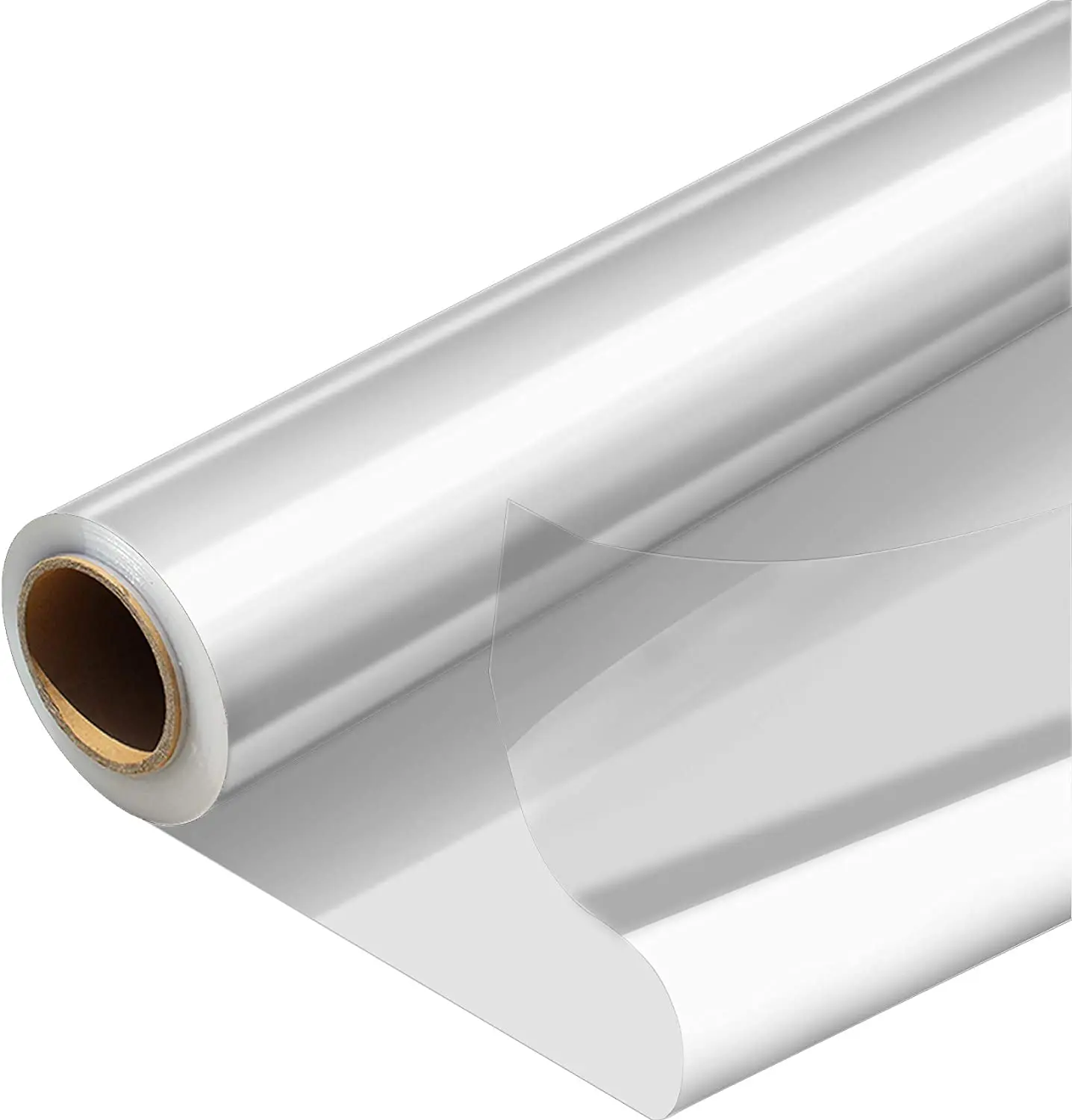 Cellophane Wrap Roll, Width16 in X 100 Ft Plastic Gift Basket Wrap,Clear Wrapping Paper