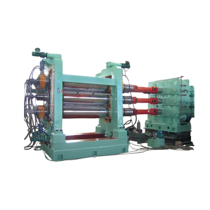 High Quality Four Roll Rubber sheet Calender Machine With Auxiliary Clander Machines