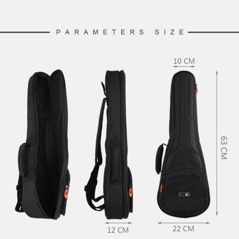 Wholesale Electrical Bass Guitar Bags Oxford Music Instrument Bags Case Padded Guitar Case
