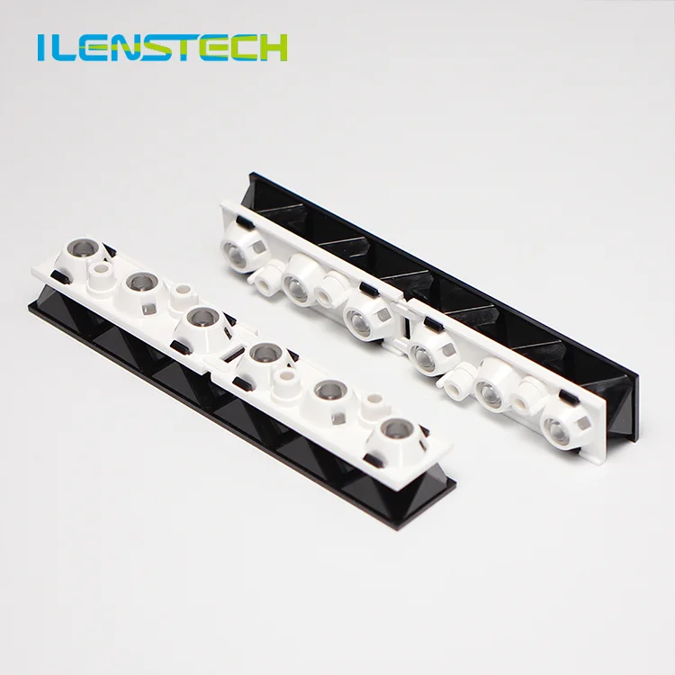 Double holders 6in1 led module lens FWHM 50 for 3030 3535 leds from ilenstech