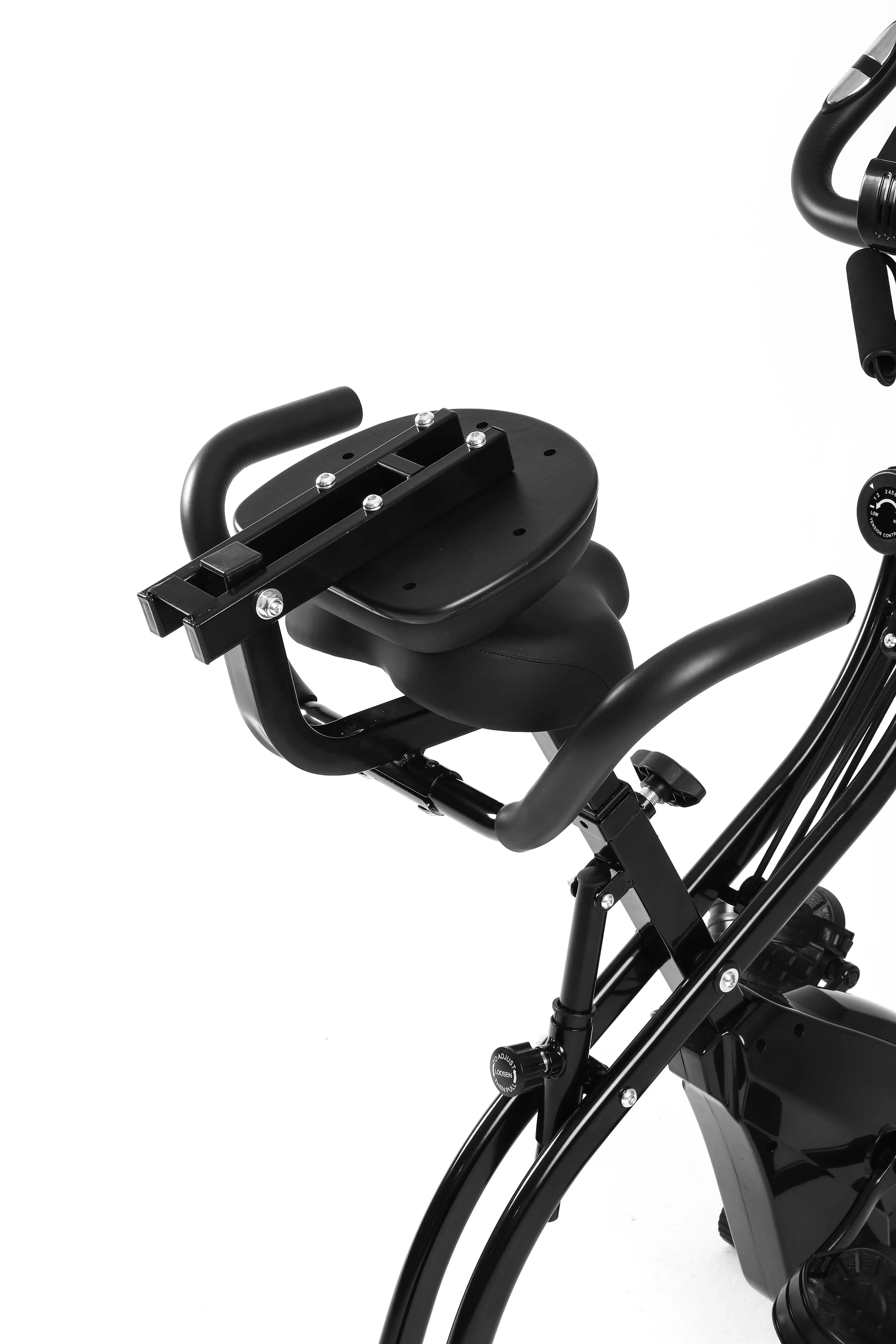 ZT High Quality Foldable Magnetic Resistance Fitness Exercise Bike Iron Stationary Indoor X-Bike