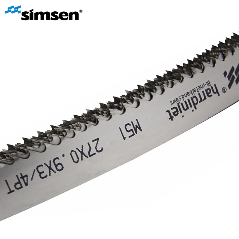 High quality SIMSEN M51 Harrdinjet bandsaw use to band saw machine for metal cutting