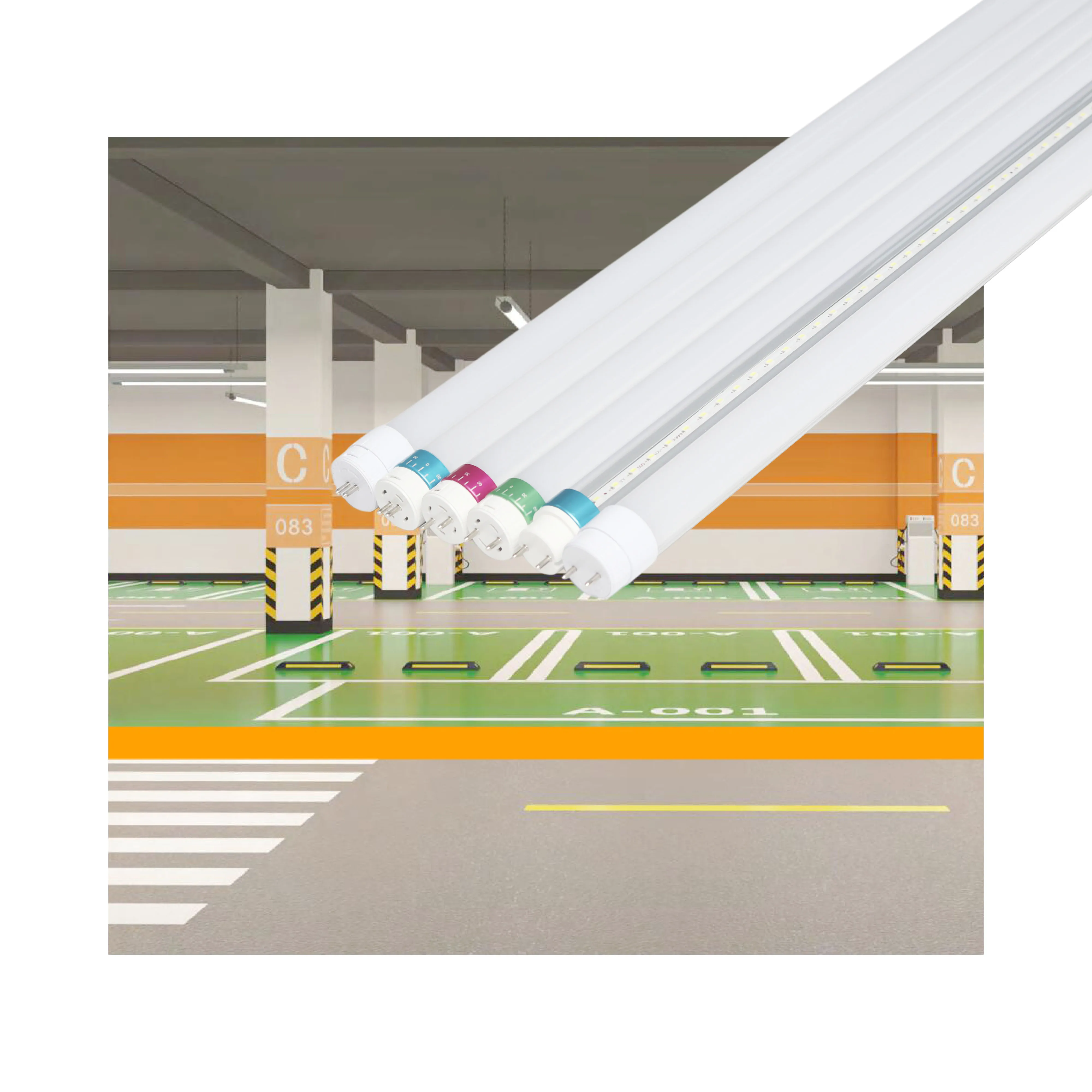 High Quality Waterproof Ip66 Replaceable Fluorescent Led Lights Damp Proof Lamp Freezer Batten Linear Light