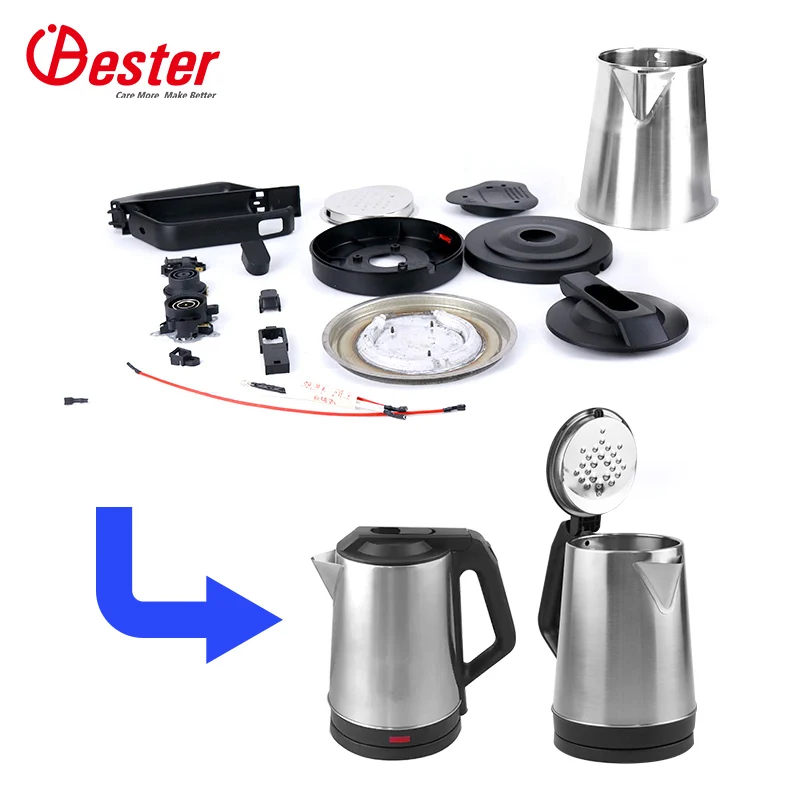 Запасные части для водяного чайника, корпус из нержавеющей стали, крышка ручки, запасные части CKD для электрических чайников