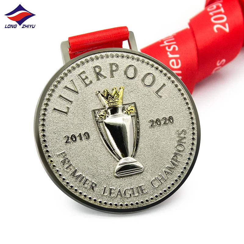 Longzhiyu 16 years futsal medals supplier custom made generic football medals blank wholesale football team medals
