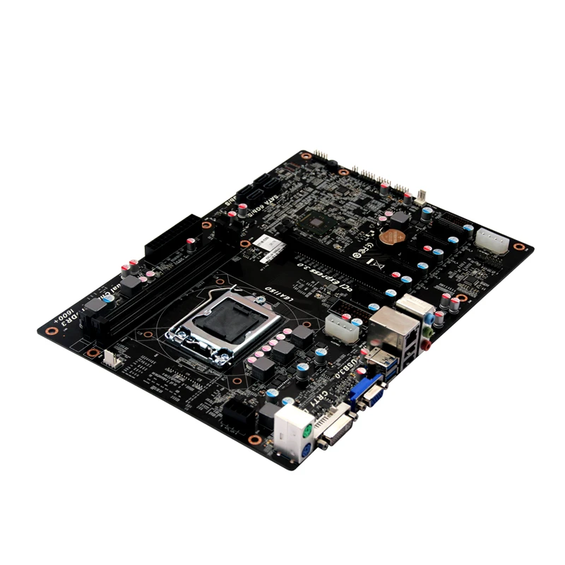 ATX power supply LGA1150 socket i3-i5-i7 desktop pc processor intel motherboard 4* standard SATA3.0 VGA+DVI dual display