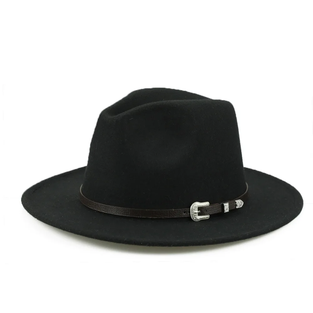Women Men Ladies Fedoras Sombrero de fieltro Designer Fedora Hats Women Wide Brim For Adults