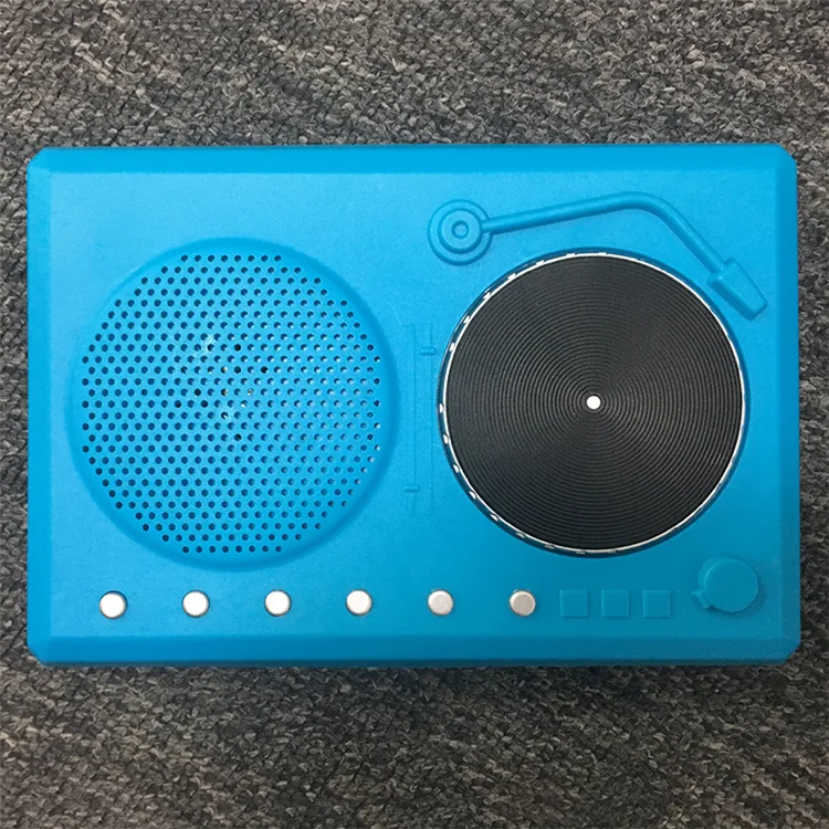 fashion design mini DJ colorful plastic electric children musical toys box custom song music box