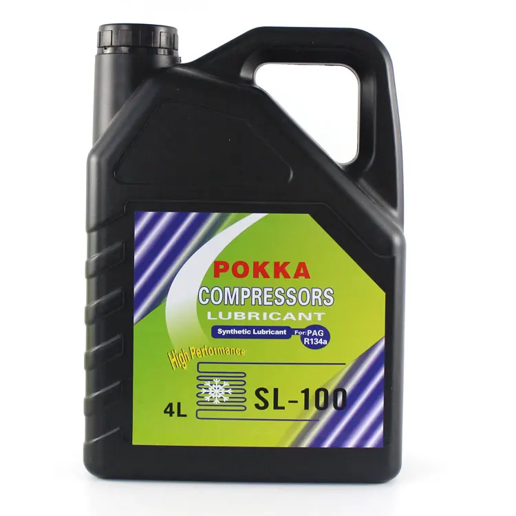 POKKA 4L Refrigerant Agent Automobile Wholesale Refrigeration Lubricant Oil Portable Refrigerant R134A