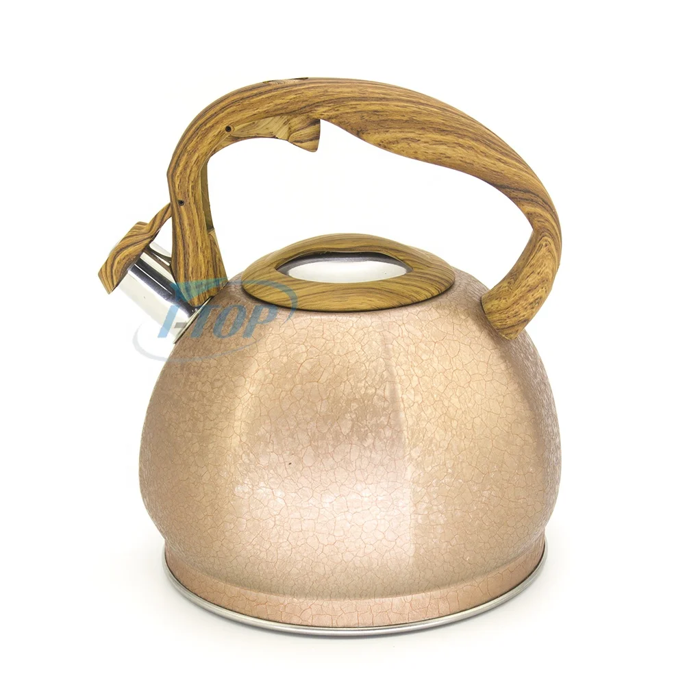 Promotion Free Sample Kitchen 3 Quart  large Metal Stove Top soup Whistling Tea Kettle