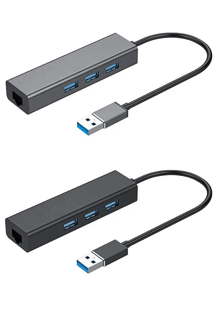 USB 3 0 RJ45 Gigabit Ethernet Сетевая карта с HUB для настольных ПК ноутбуков и т.