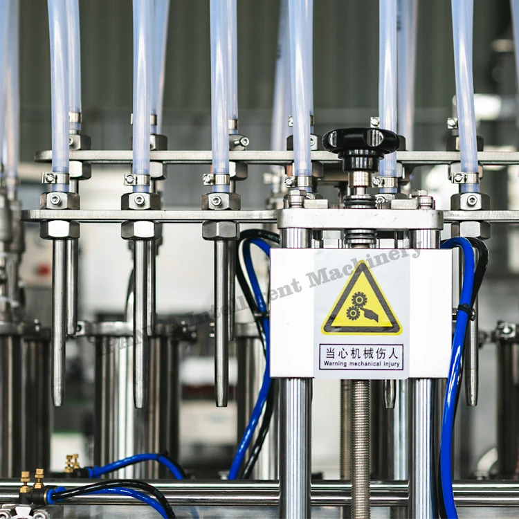 Automatic 6 Heads Cosmetic Shampoo Nail Polish Essential Oil Bottle Filling Machine Automatic Piston Filling Machine