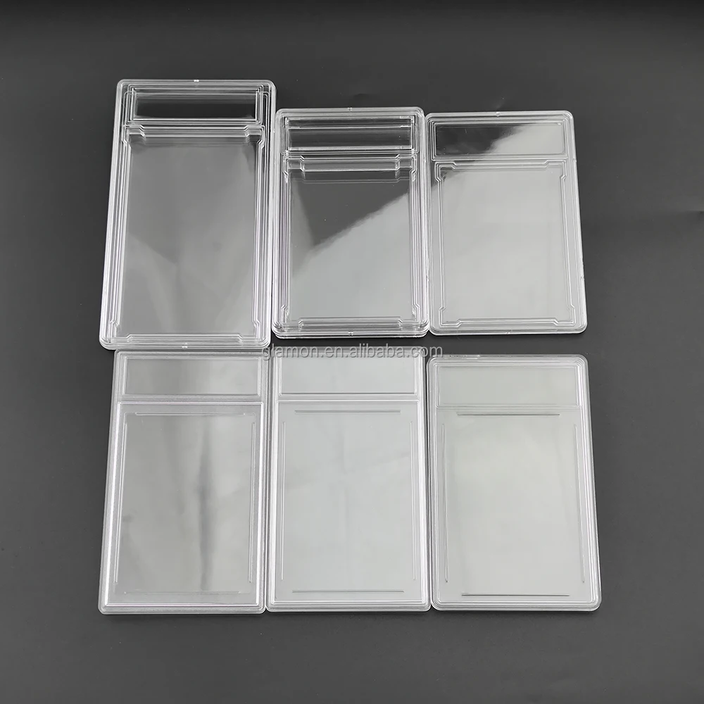 New Graded Frame Dragon Ball Match Attax Sports Panini Mtg 35Pt Acrylic Clear Frosted Pokemon Empty Card Slab