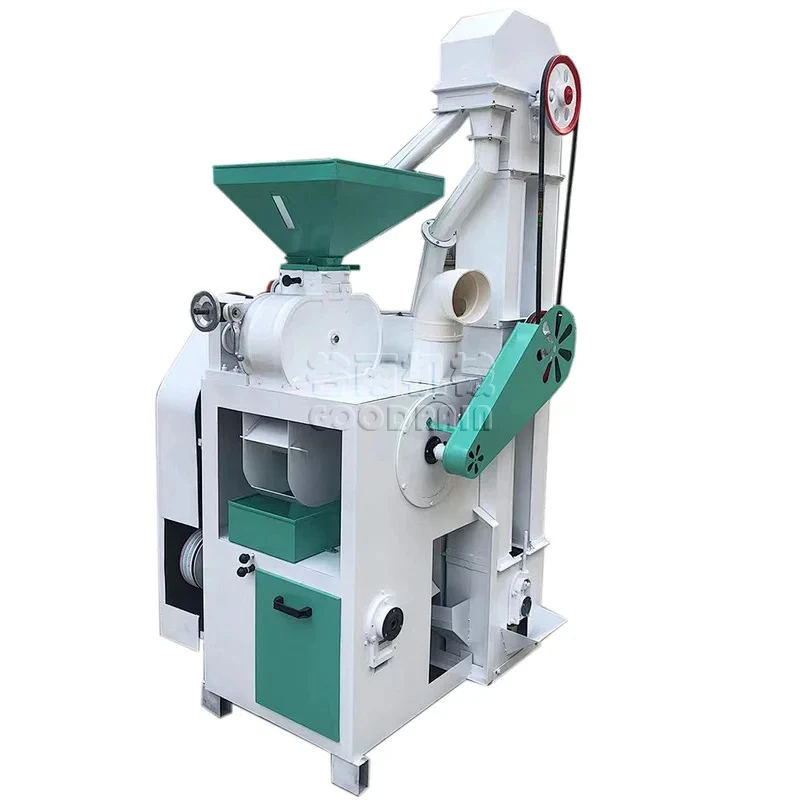 400-500kg/h Diesel engine driven rice mill compact rice processing machine small scale rice mill machine