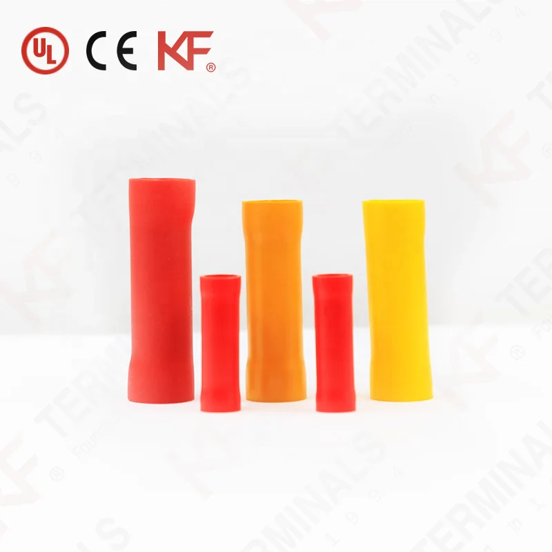 High quality copper insulated butt wire connector terminal