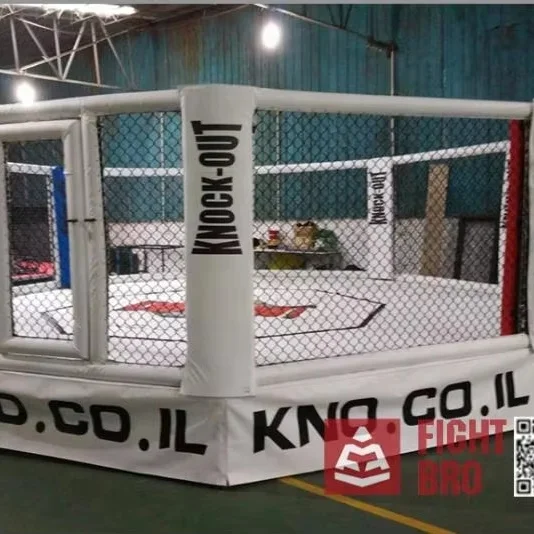 Boxing ring master boxing equipment MMA cage martial art floor or customized octagon or hexagon octagonal elevated MMA cage