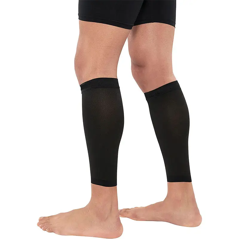 Custom Copper Nylon Sports Compression Leg Calf Sleeves