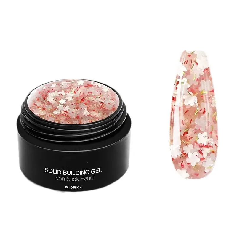 Non-stick Hand Nail Art Solid Extending Glue suit Novice Nail Art Construction Paperless Crystal Extending Glue