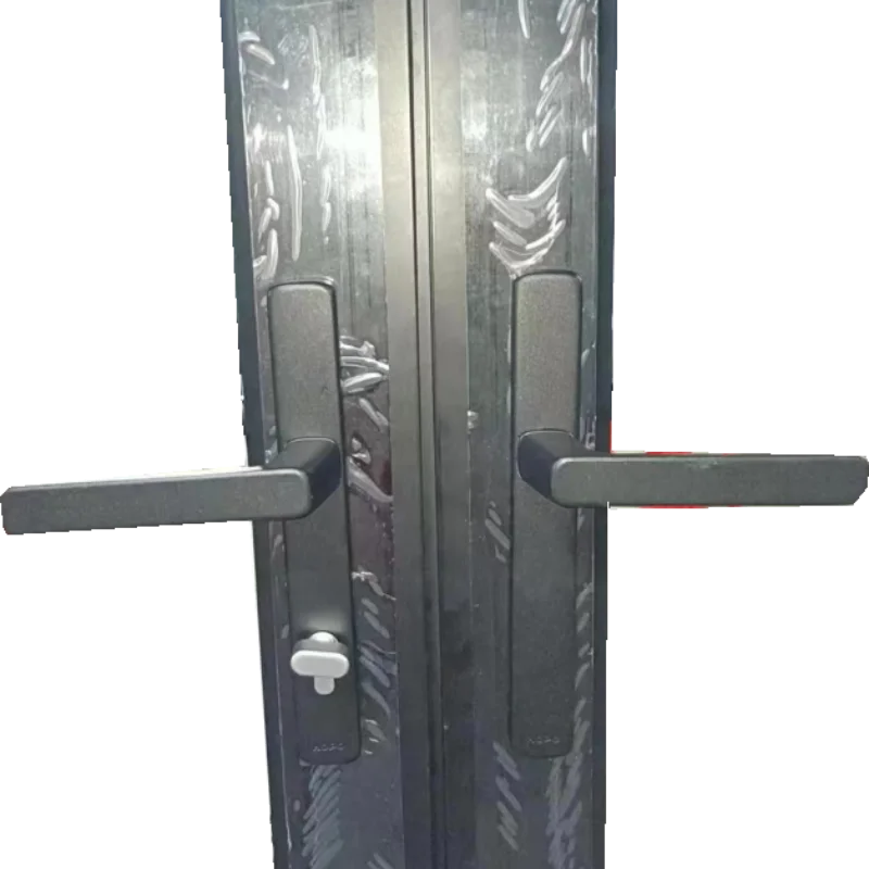 black grille aluminum arch jalousie  double glazed house windows tilt and turn burglar proof window