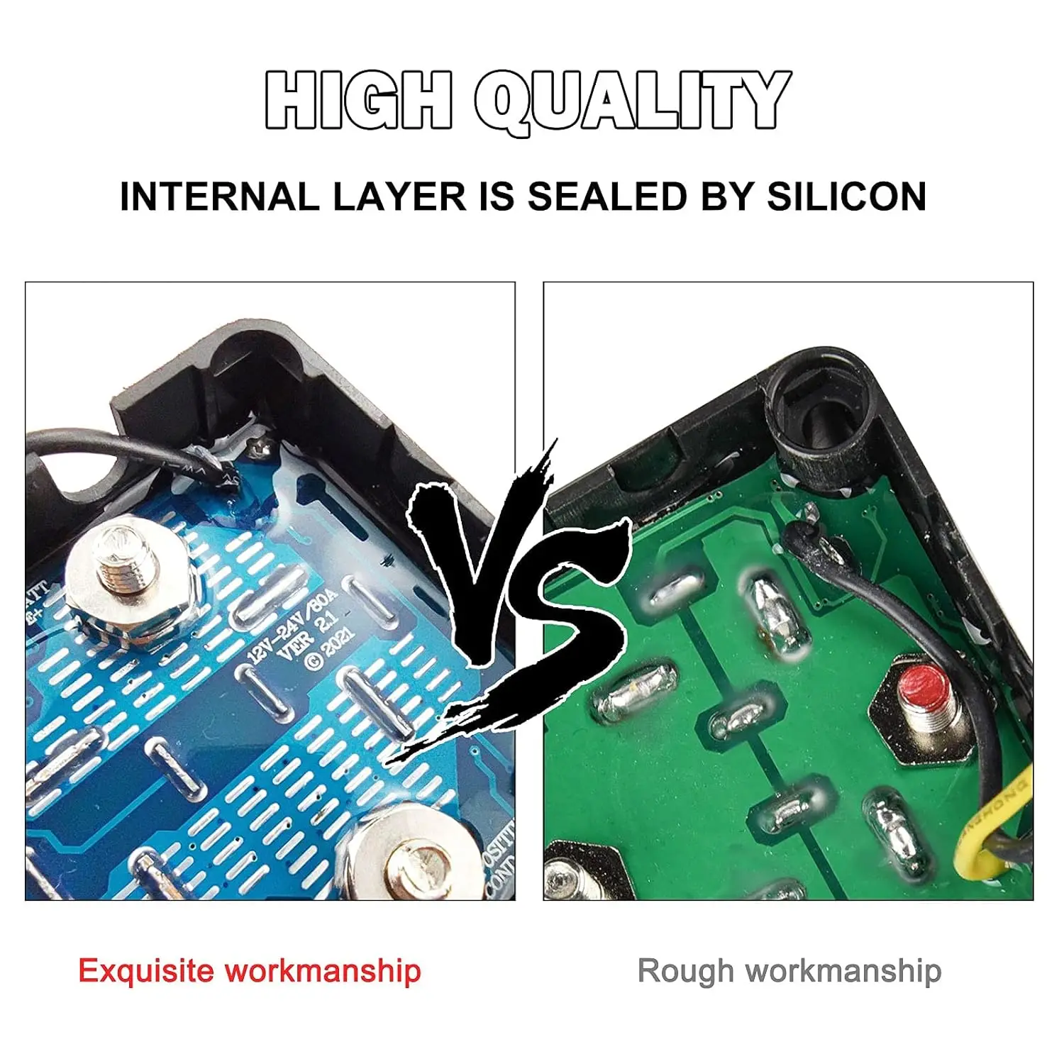 Dual Battery Isolator 12V 140Amp Manual and Auto modes Voltage Sensitive Relay VSR Compatible with RV Marine Car Vehicle Truck