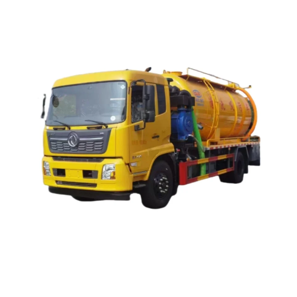 Dongfeng Fuso Sewage Suction Truck Right Hand Drive Manual Transmission Diesel Fuel Efficient Product for Wastewater Management