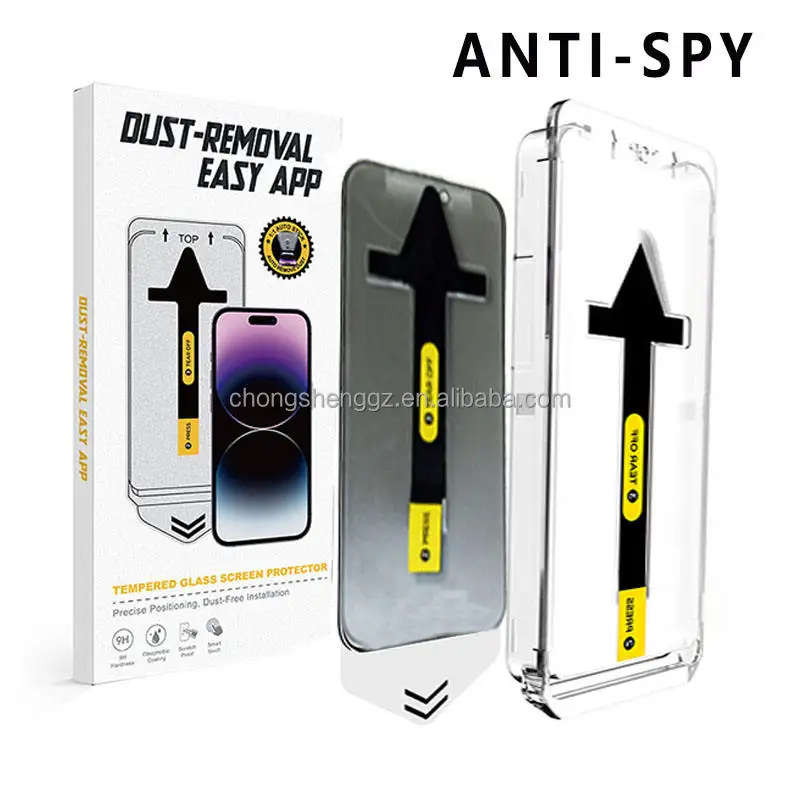 Автоматическое ленточное Бесплатная Antispy Защитная пленка для экрана из закаленного стекла конфиденциальности Magic Джон Iphone 14 13 12 11