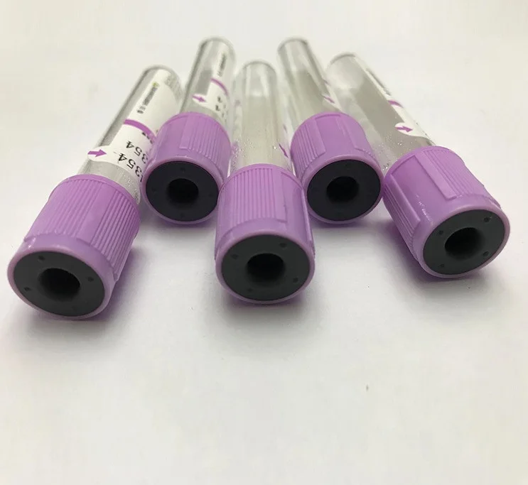 High Quality EDTA K2 K3 Vacuum Blood Collection Tube PET Plastic EDTA Tube for laboratory