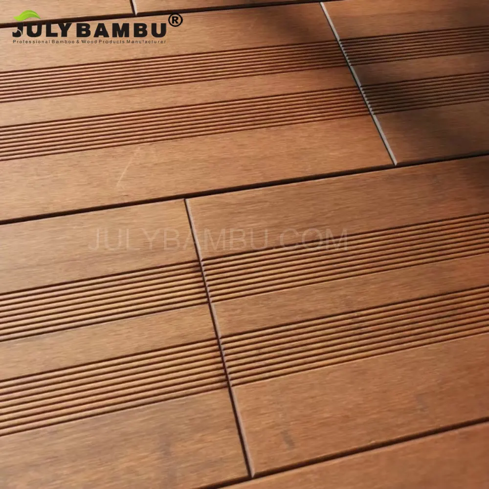 Factory Price Terrace Boards Woca Oiled Finished Decking Outdoor Bamboo Wood Flooring For Hospital
