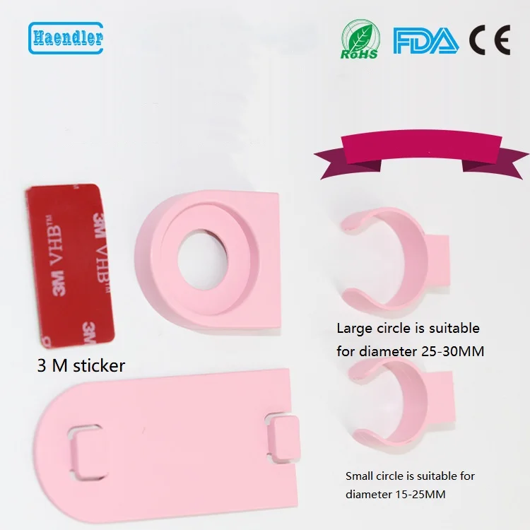 Electric Toothbrush Holder for Bathroom Wall Mounted Tooth Brush Organizer Punch-Free ABS Plastic Waterproof Holder