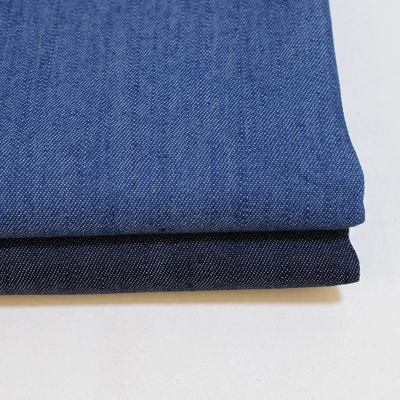 Factory price 35% polyester 65% cotton washed 4.7oz slub denim fabric for coat