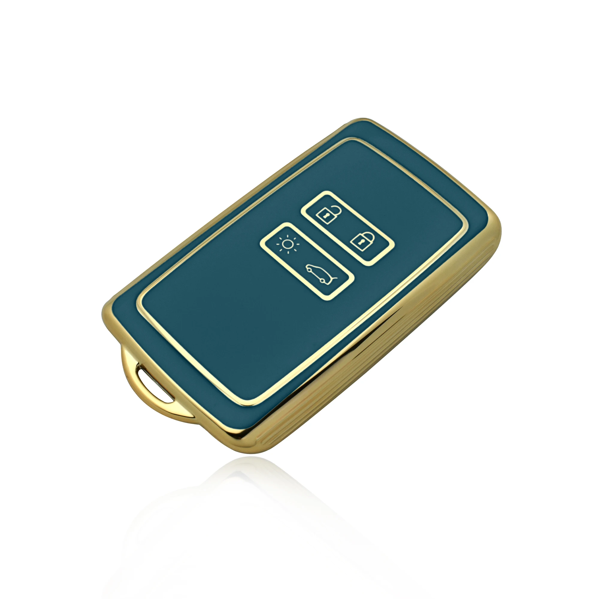 Soft TPU Car Key Case Cover for Renault Koleos Kadjar Megane Talisman Captur Espace Clio Scenic 4 Button Keyless Protector Shell