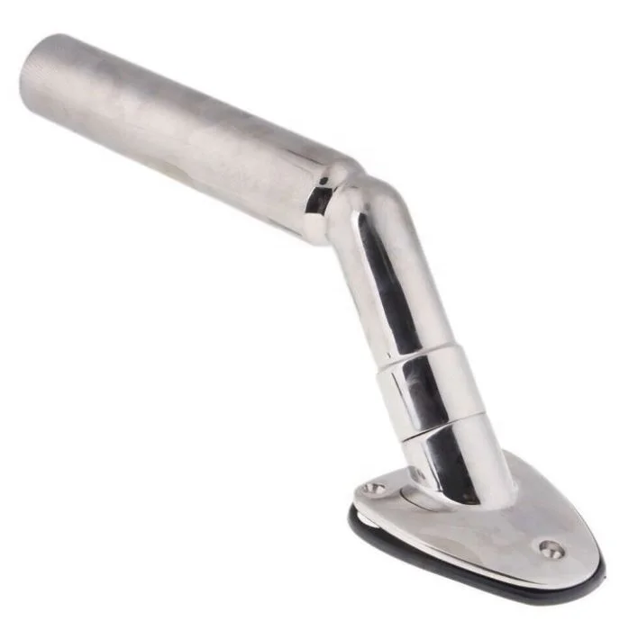 Boat Accessories Marine Hardware Fishing Rod Holder Stainless Steel 316 mirror polished Marine Yacht Sea outrigger bases Set