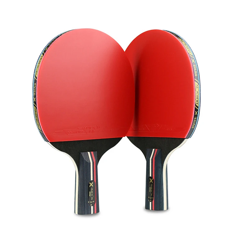 Professional Wood Table Tennis Racket Ping Pong Bat Set 3Balls Hot Sale Low Price Tennis Table Racket Suitable For Beginners