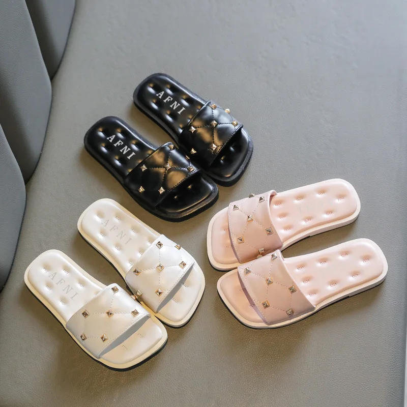 Wholesale Large Size Kids Flip Flops Outdoor Soft Bottom Slides Slippers For Children