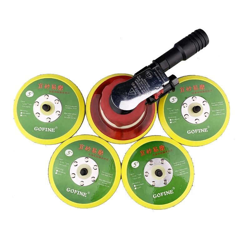 5' round hook and loop backing sanding pad for power tools