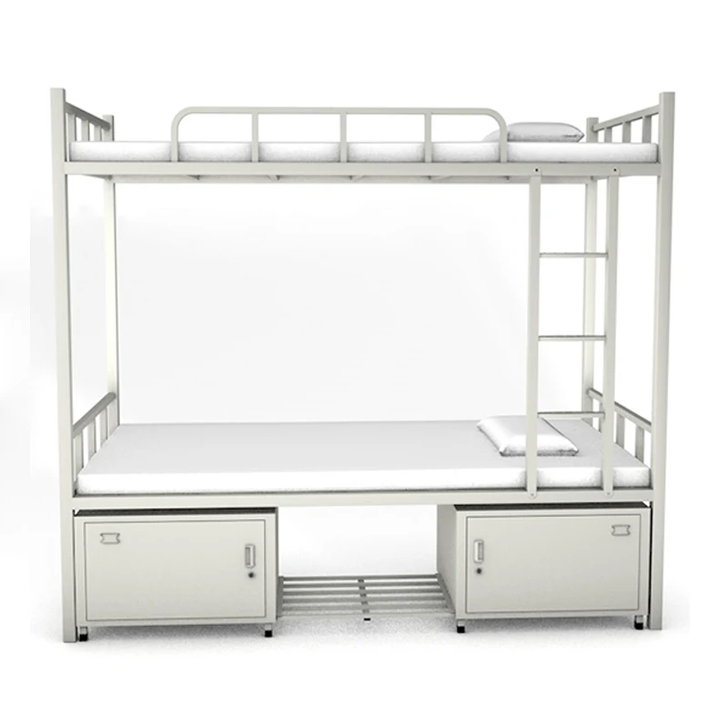 Simple design inflatable bunk bed bedroom furniture double deck bed