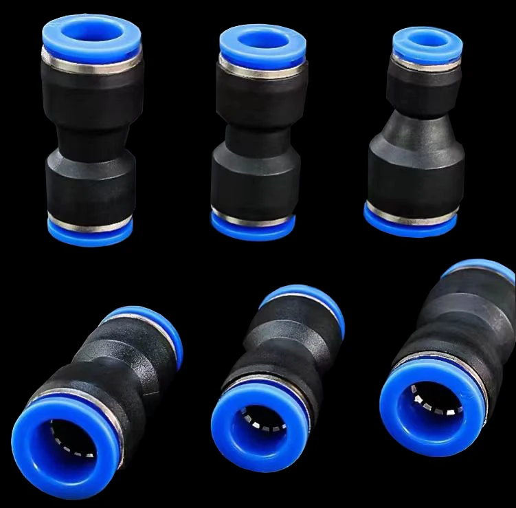 PG12-10 Pg Series Push Fitting Pneumatic Quick connect fitting One Touch Fitting Straight Union Cross Elbow Connectors
