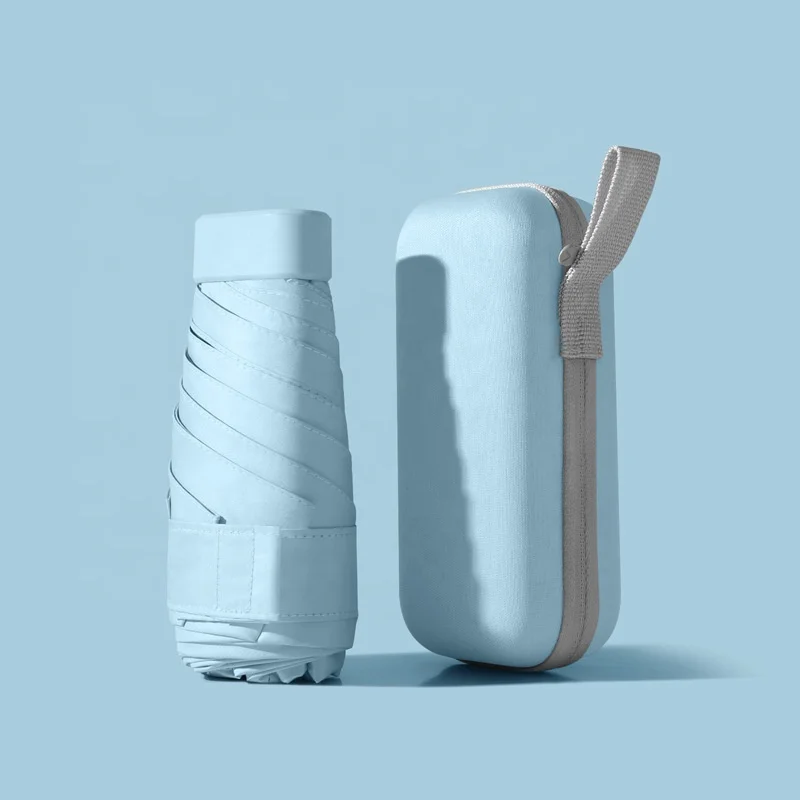 Wholesale 6 Fold Logo Business Designer Yellow Personalized Portable Mini Umbrella With Custom Logo