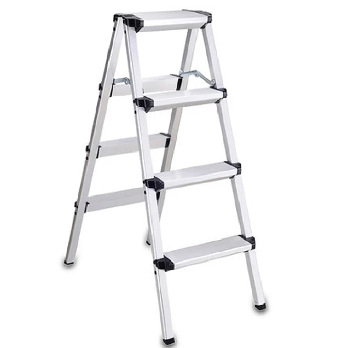 A Frame Stairs According Folding 4 Step Ladder With Safety Rail