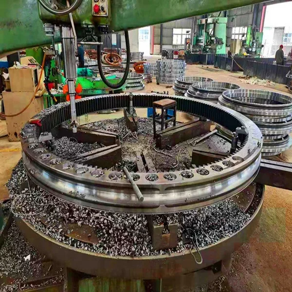 Single Row Ball Slewing Bearing Ring For Excavator