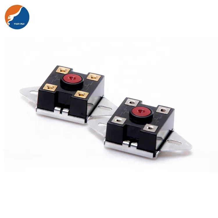 Ручной сброс нормального открытого закрытого типа KSD307 термостат бакелитовый керамический до 150C 100 в 250 в 60 А Электрический водонагреватель