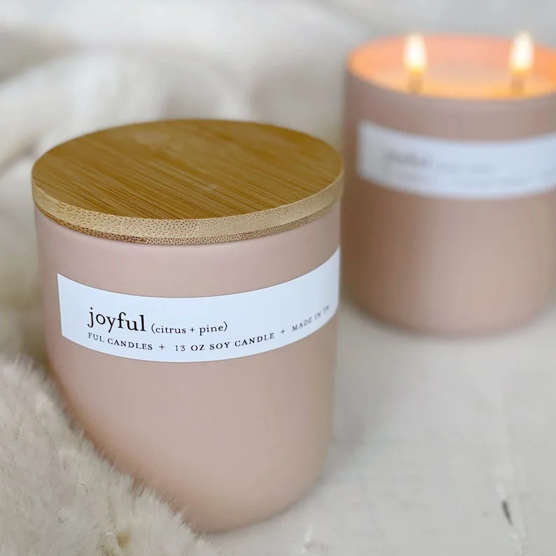 Wholesale Private Label Branded Aromatherapy Scented Spiritual Soy Wax Candle Gift Set Guest gift
