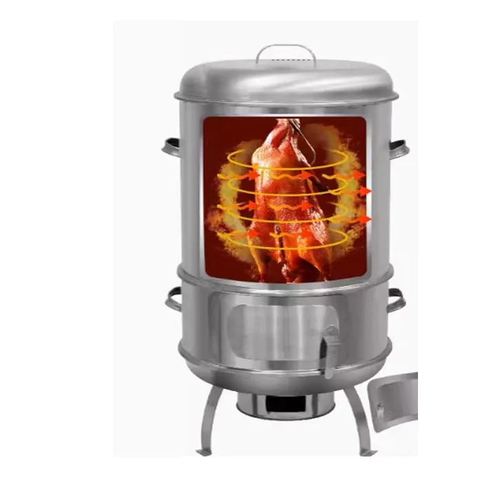 Chinese Vertical Chicken Duck Roaster Oven Gas Charcoal